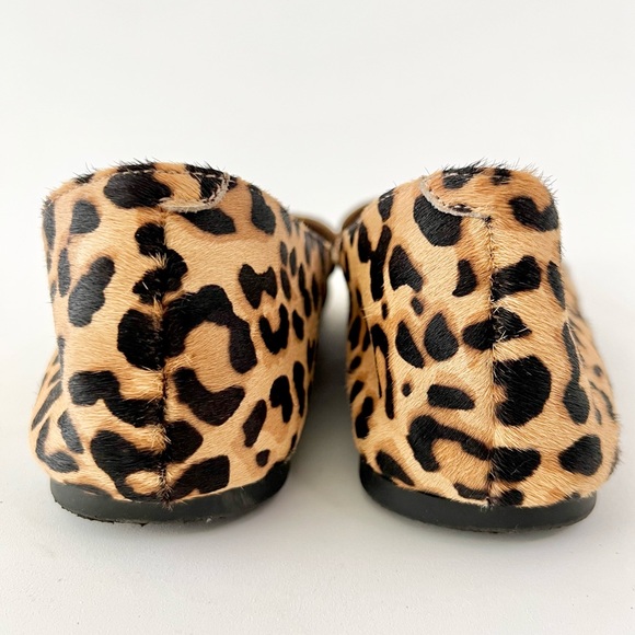 STEVE MADDEN | Featherl Leopard Print Fur Pointed Flats - Picture 9 of 15